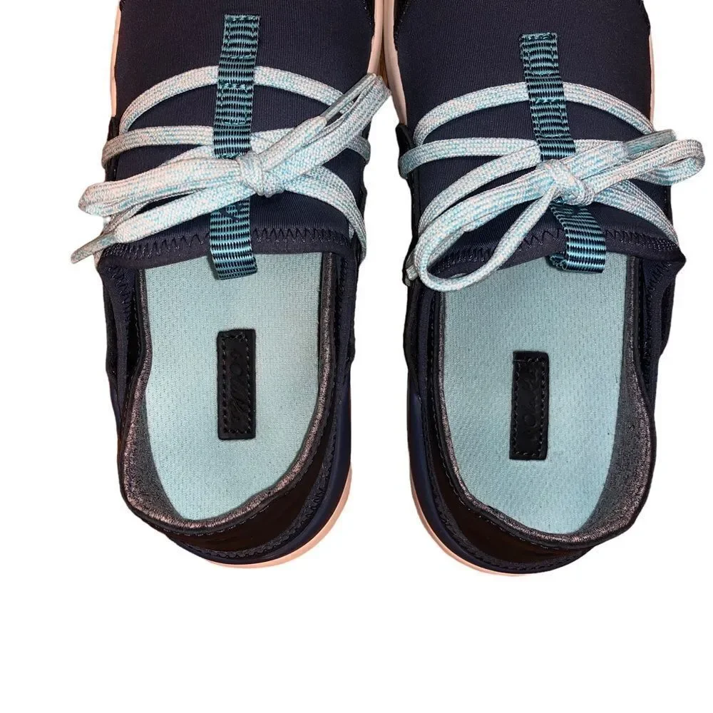 OluKai Blue and Black Athletic Shoes